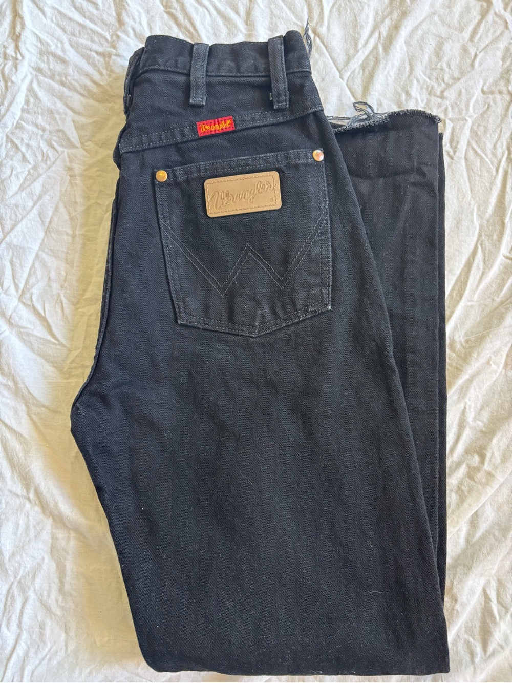 Wrangler woman’s Black Straight Leg Jeans